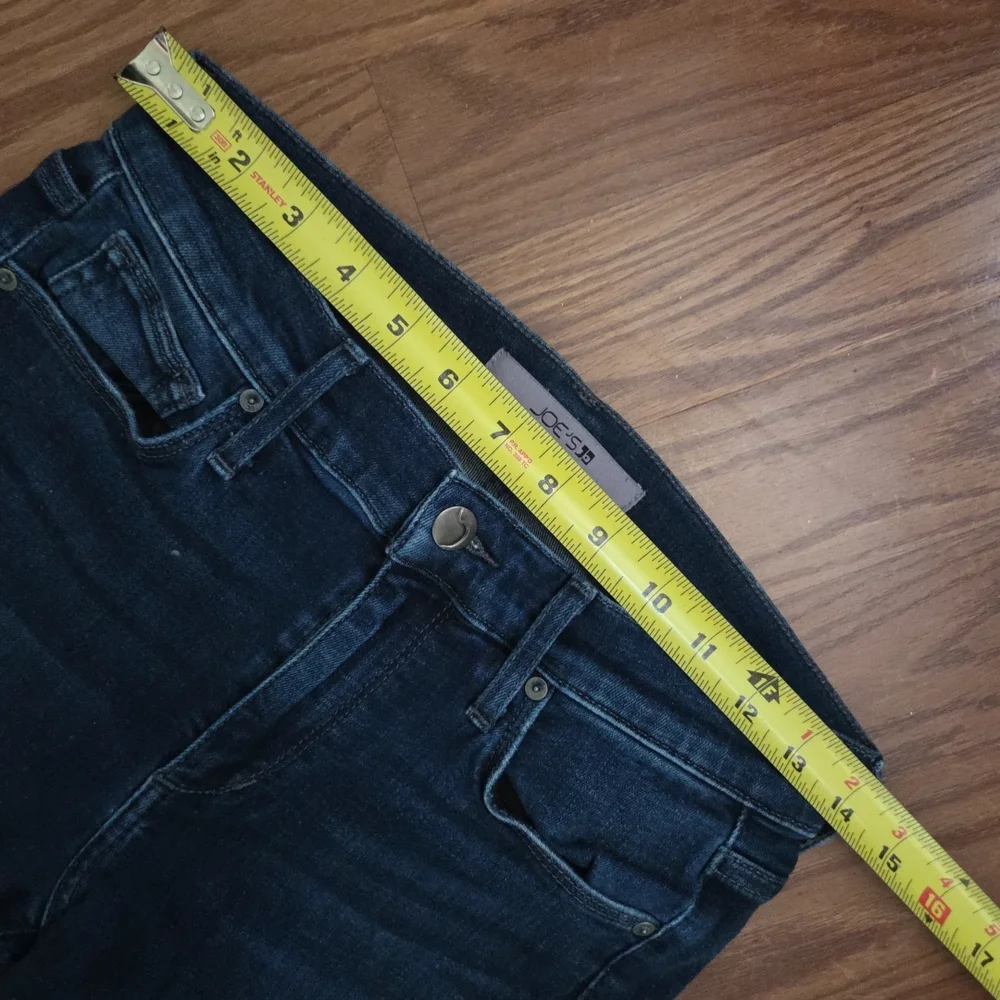 Joe's Jean Women's Dark‎ Blue Raw Hem Skinny Size 27 - Picture 4 of 9